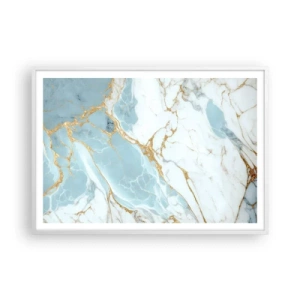 Poster in cornice bianca - La ricchezza della pietra - 100x70 cm