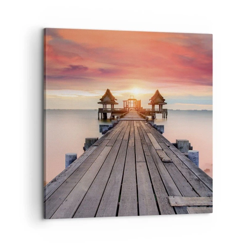 Quadro su tela - Stampe su Tela - Tramonto d'oriente - 60x60 cm