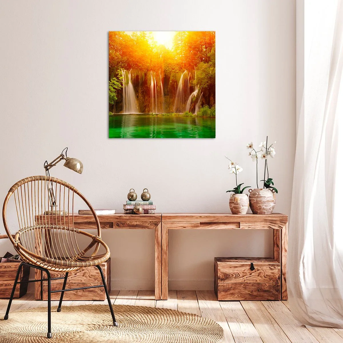 Quadro su tela - Stampe su Tela - Al sole e all'ombra - 70x70 cm