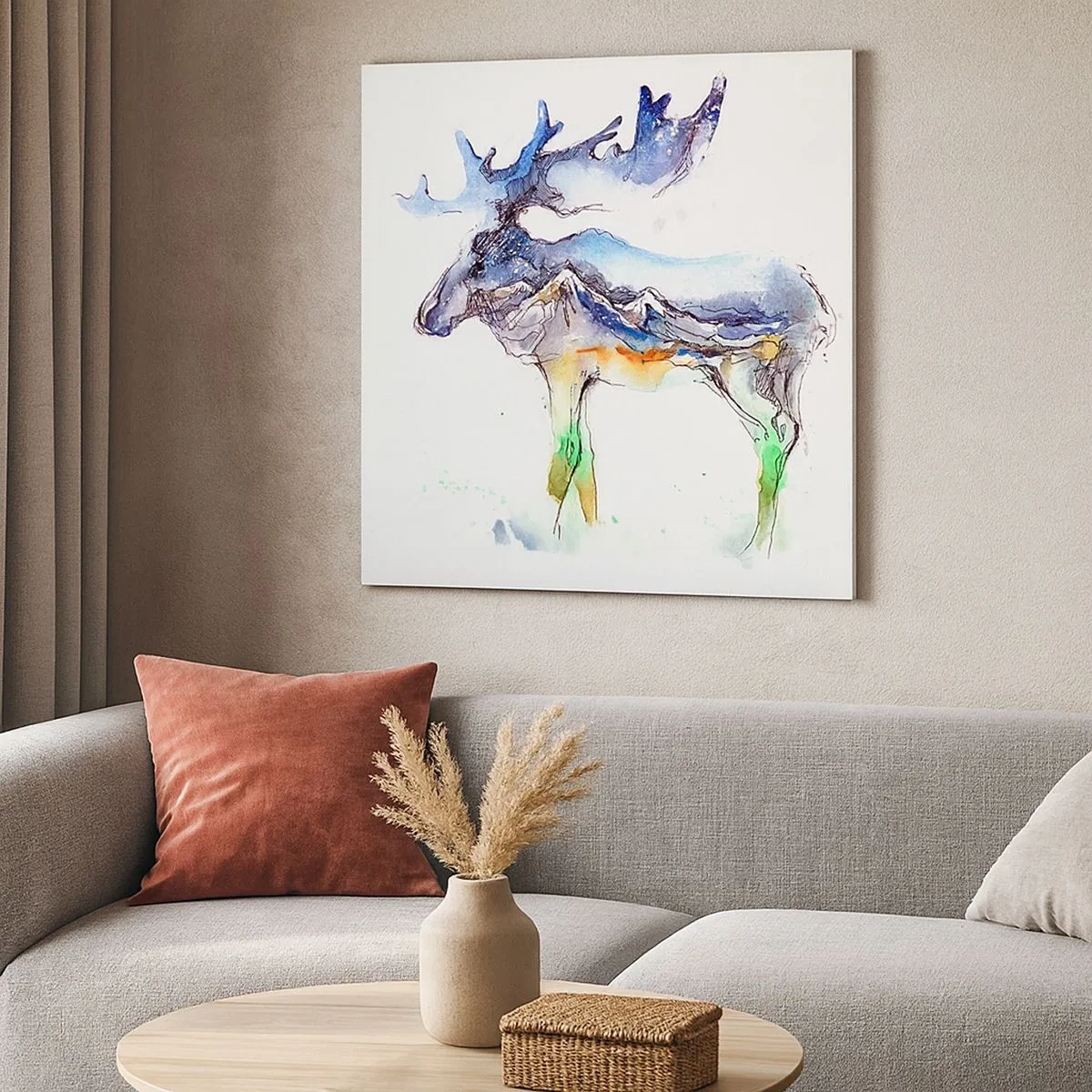 Quadro su tela - Stampe su Tela - Il protagonista dei racconti invernali - 30x30 cm