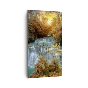 Quadro su tela - Stampe su Tela - Il tesoro nascosto nel bosco - 45x80 cm