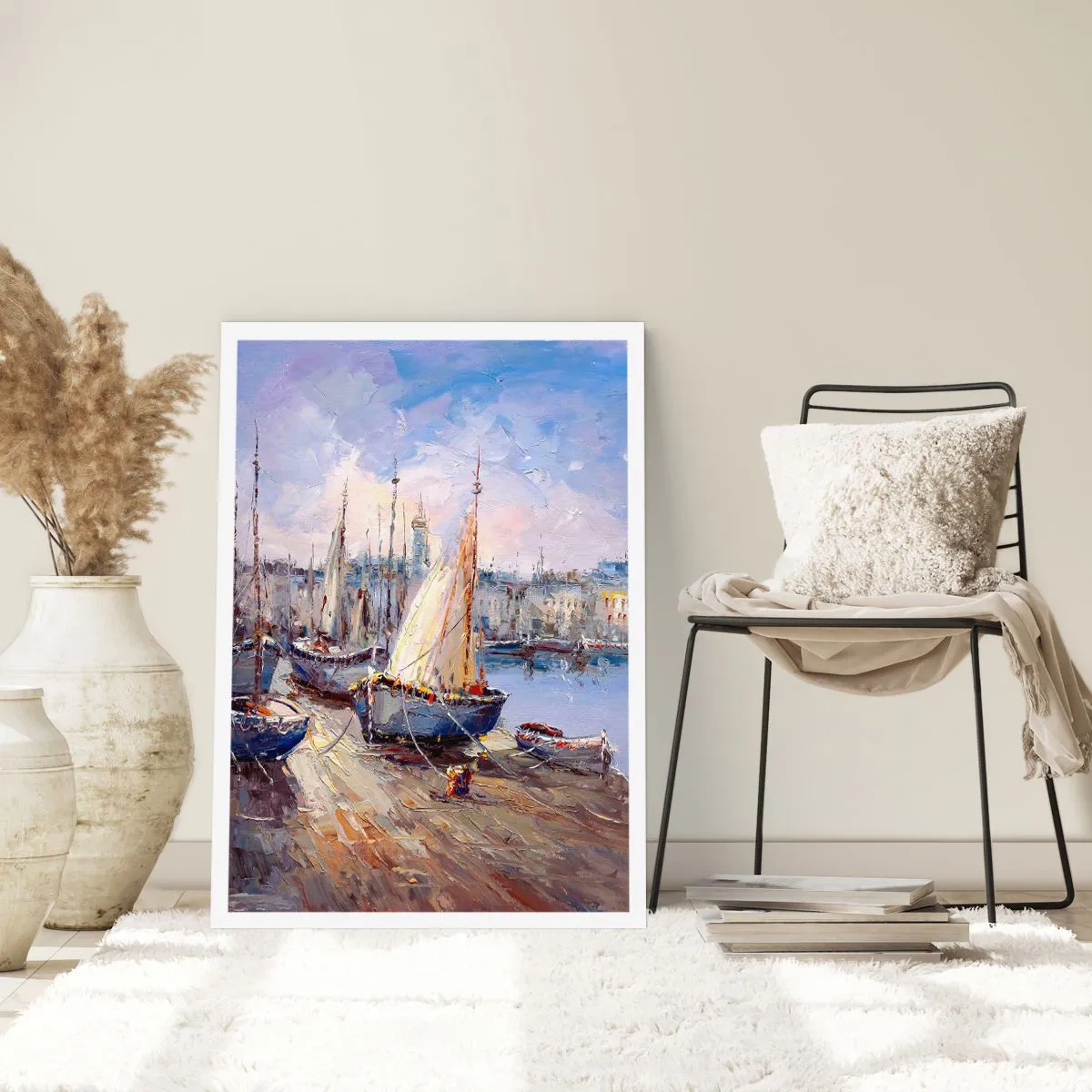 Poster - Città sul golfo - 70x100 cm