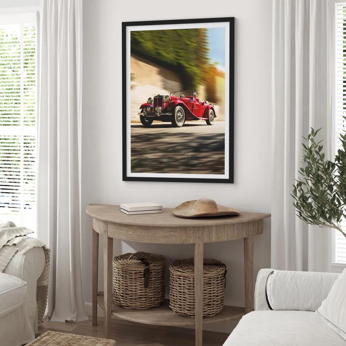 Poster in cornice nera - Più bella della Nike di Samotracia - 40x50 cm