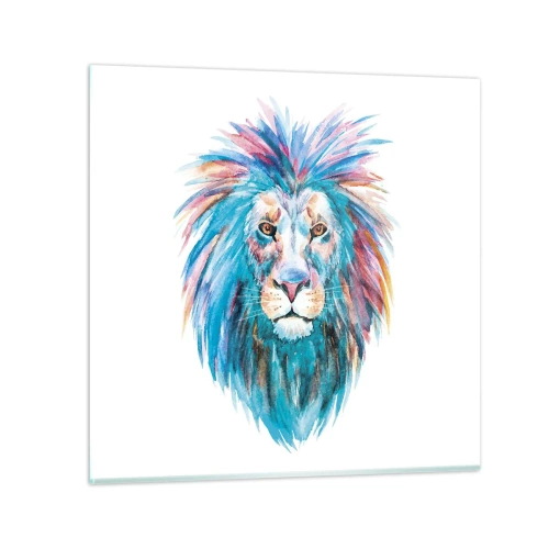 Quadro su vetro - Aura elettrizzante - 50x50 cm