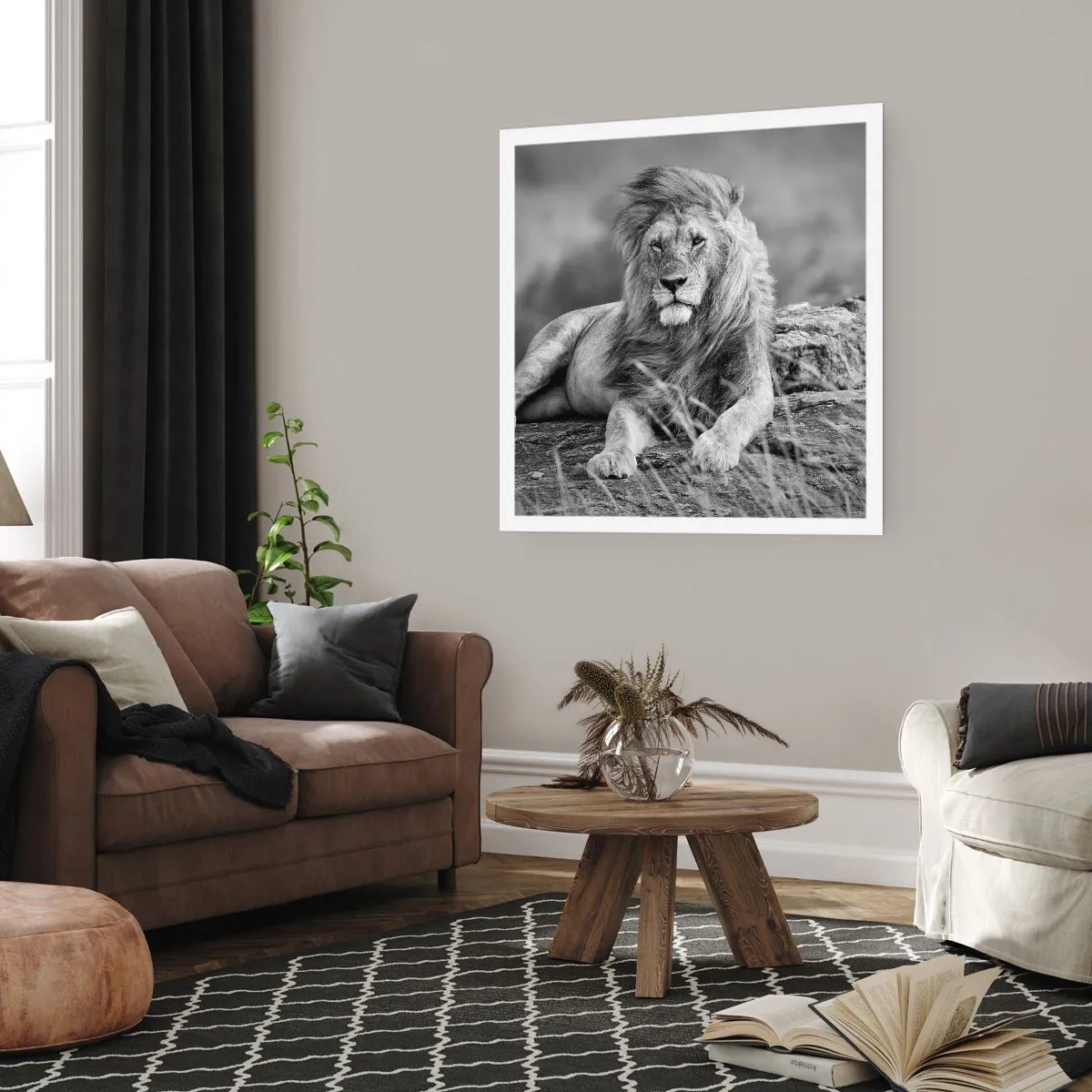 Poster - La siesta del re - 30x30 cm