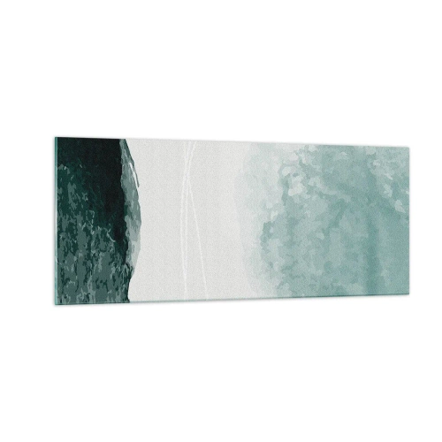 Quadro su vetro - Incontro con la nebbia - 100x40 cm