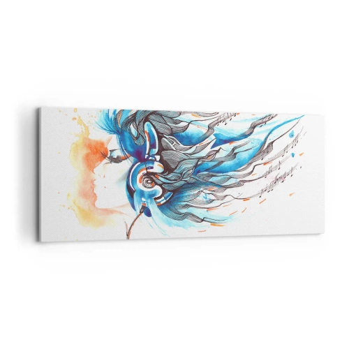 Quadro su tela - Stampe su Tela - Che suoni la musica - 100x40 cm