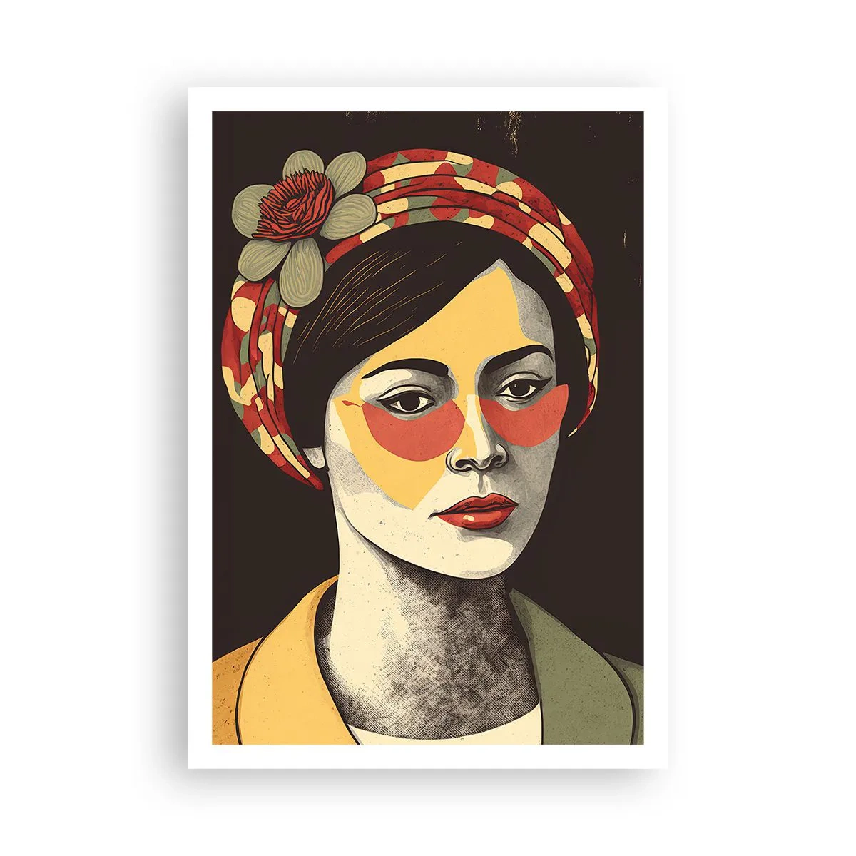 Poster - Dama di corallo - 70x100 cm