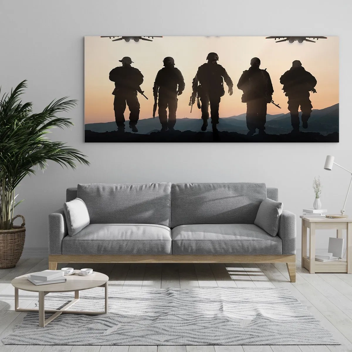 Quadro su vetro - Benvenuto nel nostro mondo - 100x40 cm
