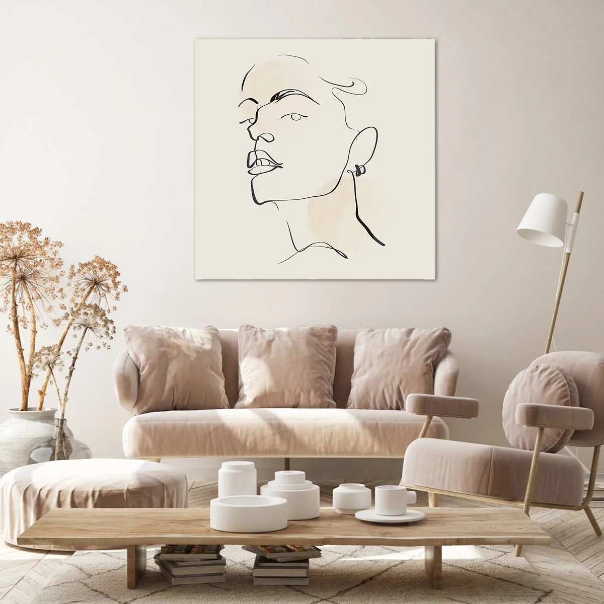 Quadro su tela - Stampe su Tela - Sguardo fiero - 60x60 cm