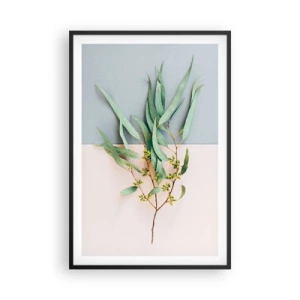Poster in cornice nera - Delicatezza pastello - 61x91 cm