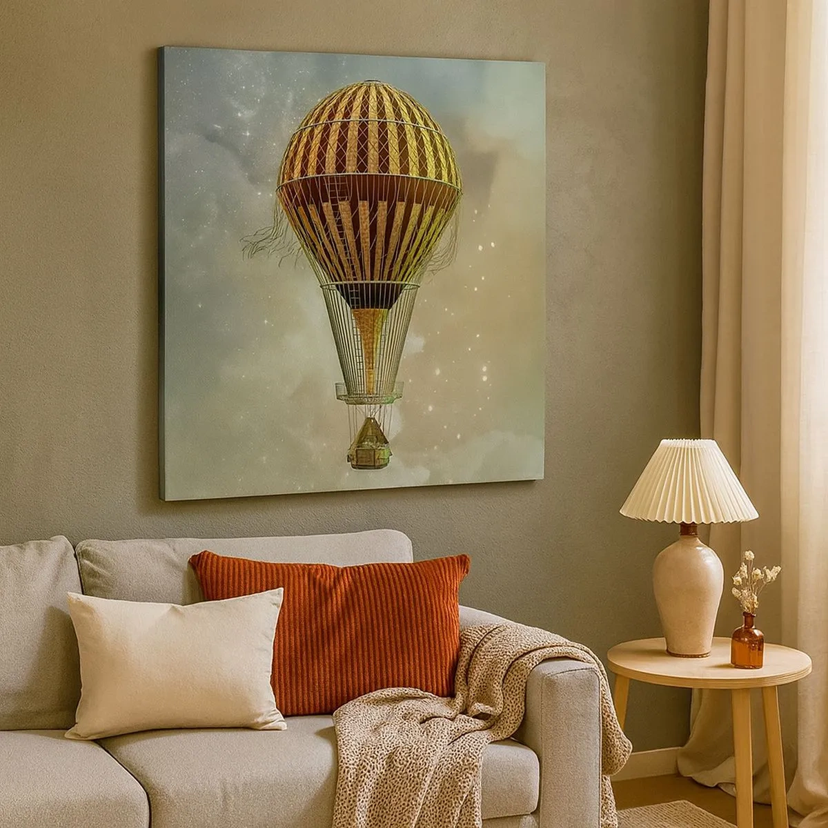 Quadro su tela - Stampe su Tela - I voli dei pionieri - 30x30 cm