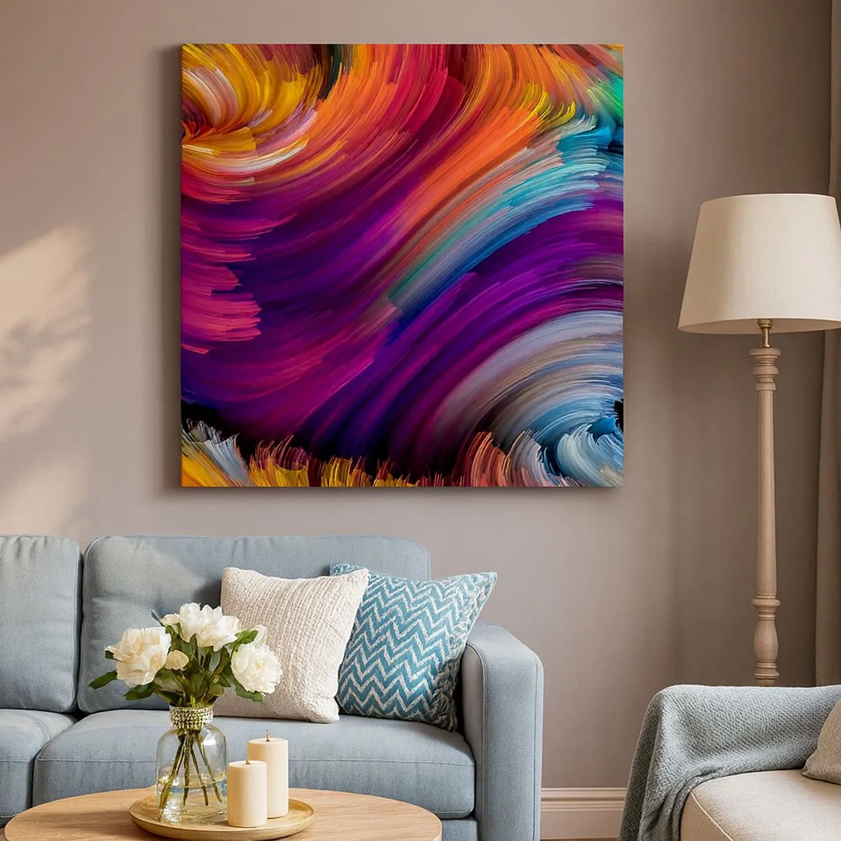 Quadro su tela - Stampe su Tela - L'inizio del nuovo mondo - 30x30 cm