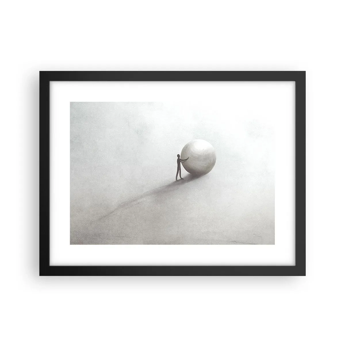 Poster in cornice nera - Il gioco della vita - 40x30 cm