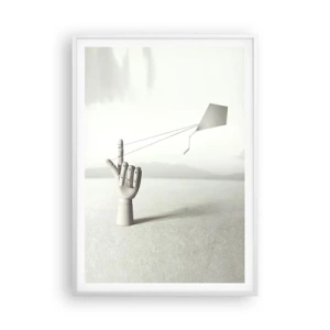 Poster in cornice bianca - Prova di forza - 70x100 cm