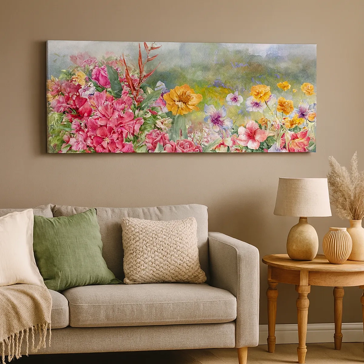 Quadro su tela - Stampe su Tela - Il giardino impazzito - 30x30 cm