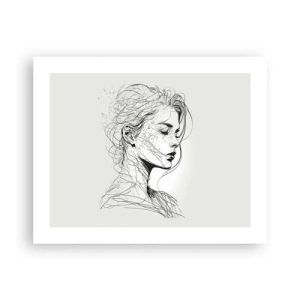 Poster - Ritratto pensieroso - 50x40 cm