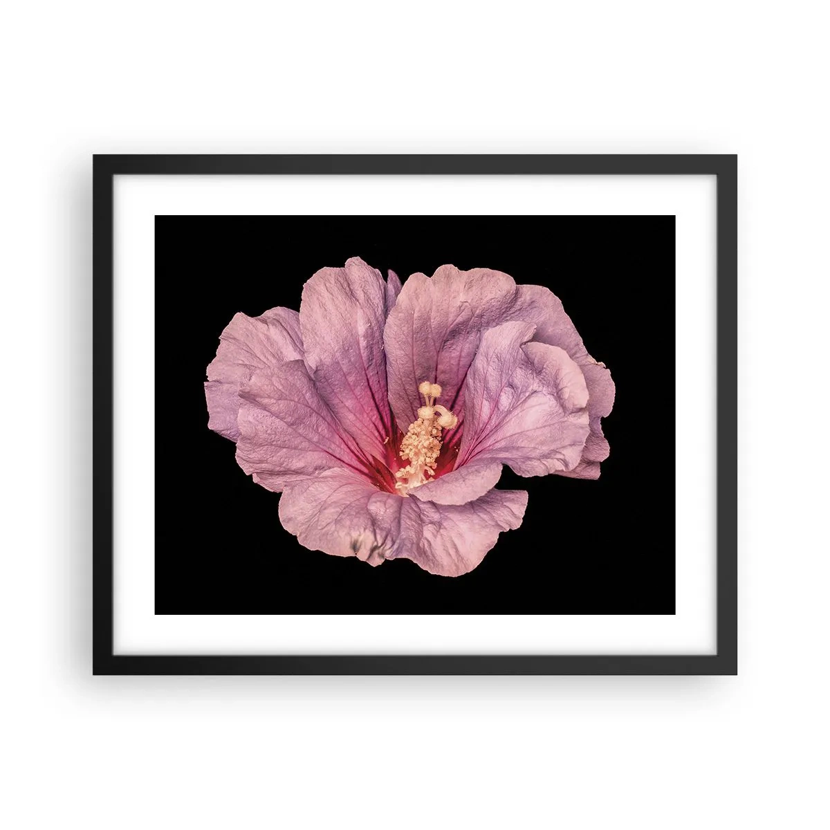 Poster in cornice nera - Dritto al cuore - 50x40 cm