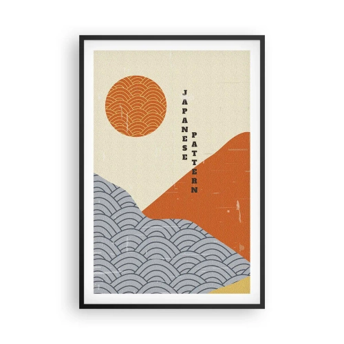 Poster in cornice nera - Spirito giapponese - 61x91 cm
