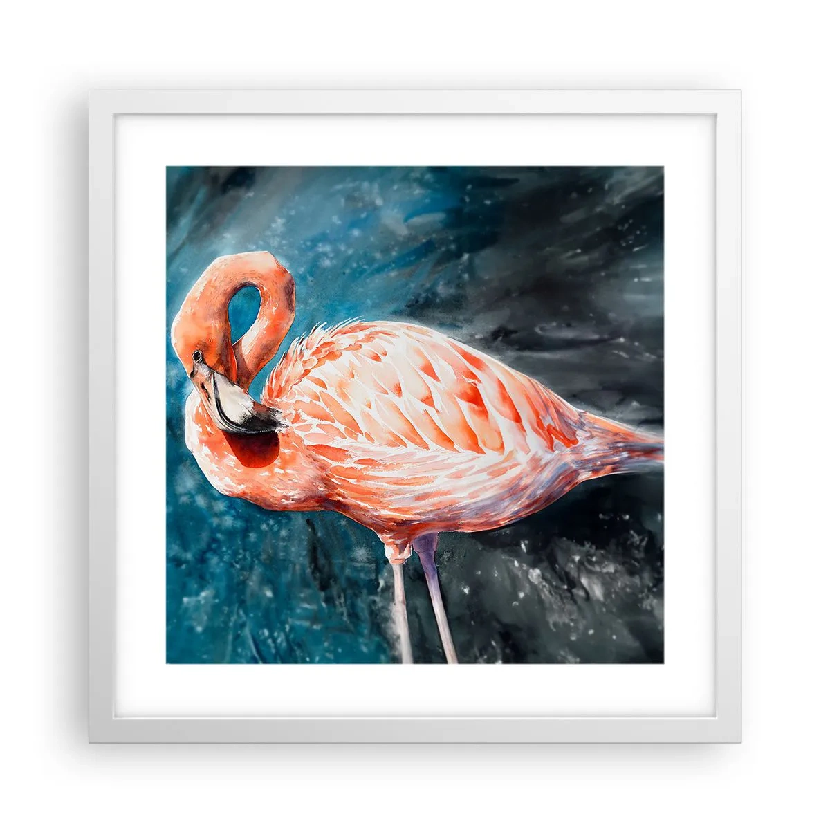 Poster in cornice bianca - Naturalmente decorativo  - 40x40 cm