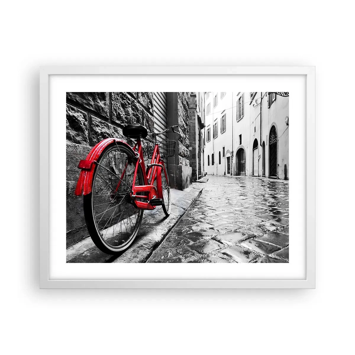 Poster in cornice bianca - La vera bellezza non invecchia - 50x40 cm