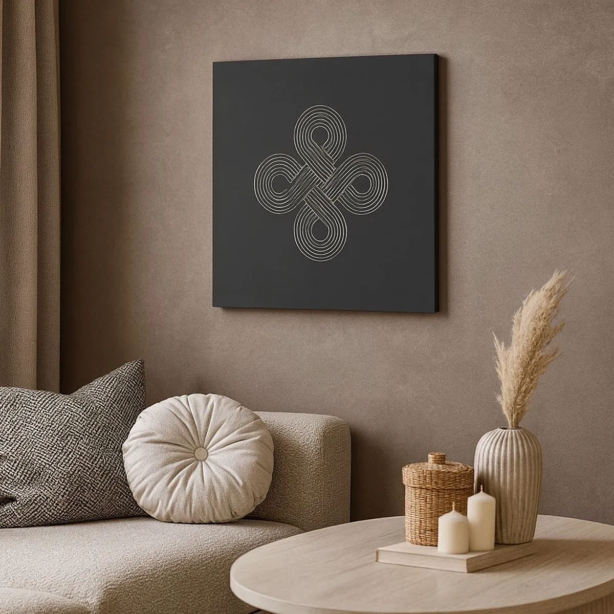 Quadro su tela - Stampe su Tela - Nello spirito celtico - 30x30 cm