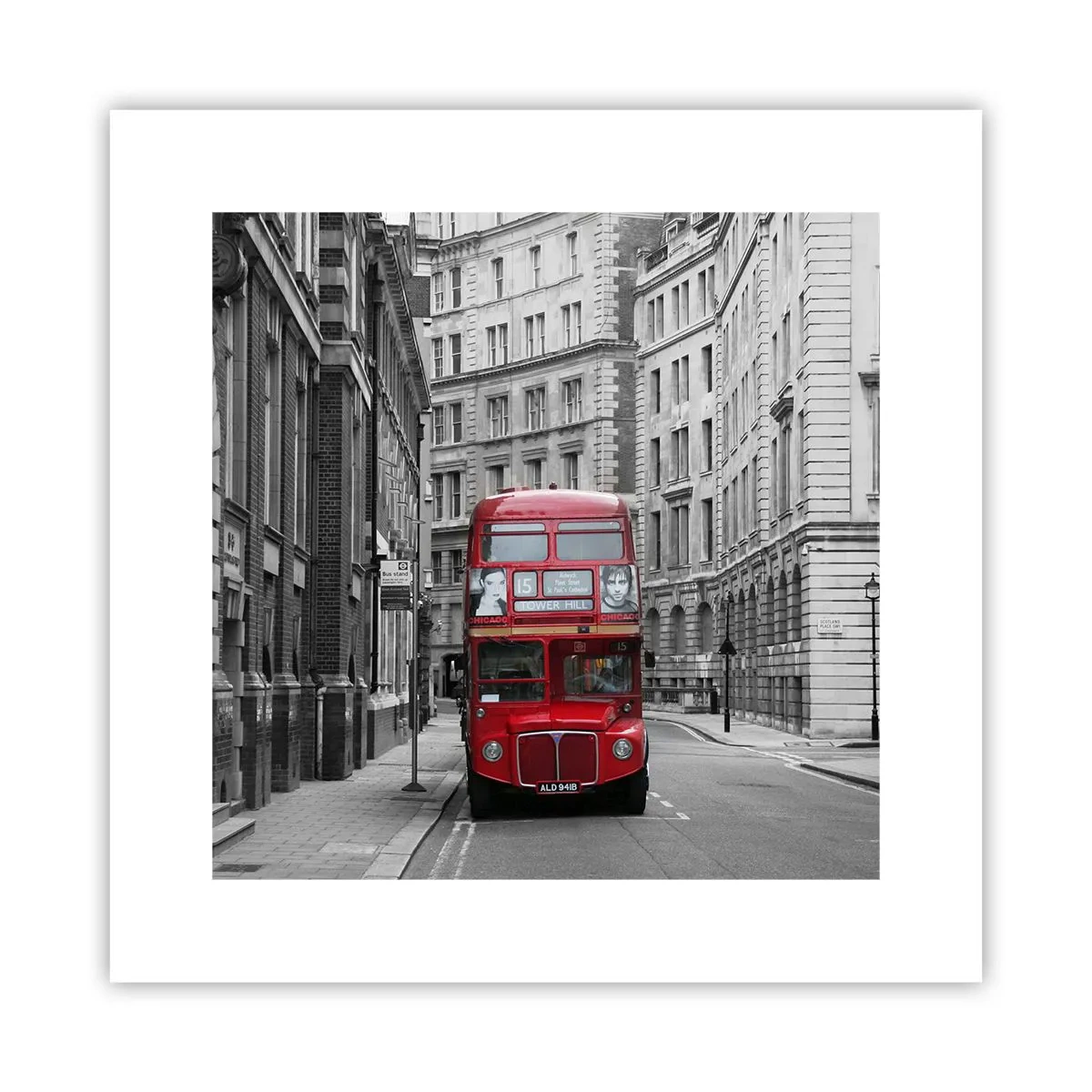 Poster - Il quotidiano non deve essere grigio - 30x30 cm