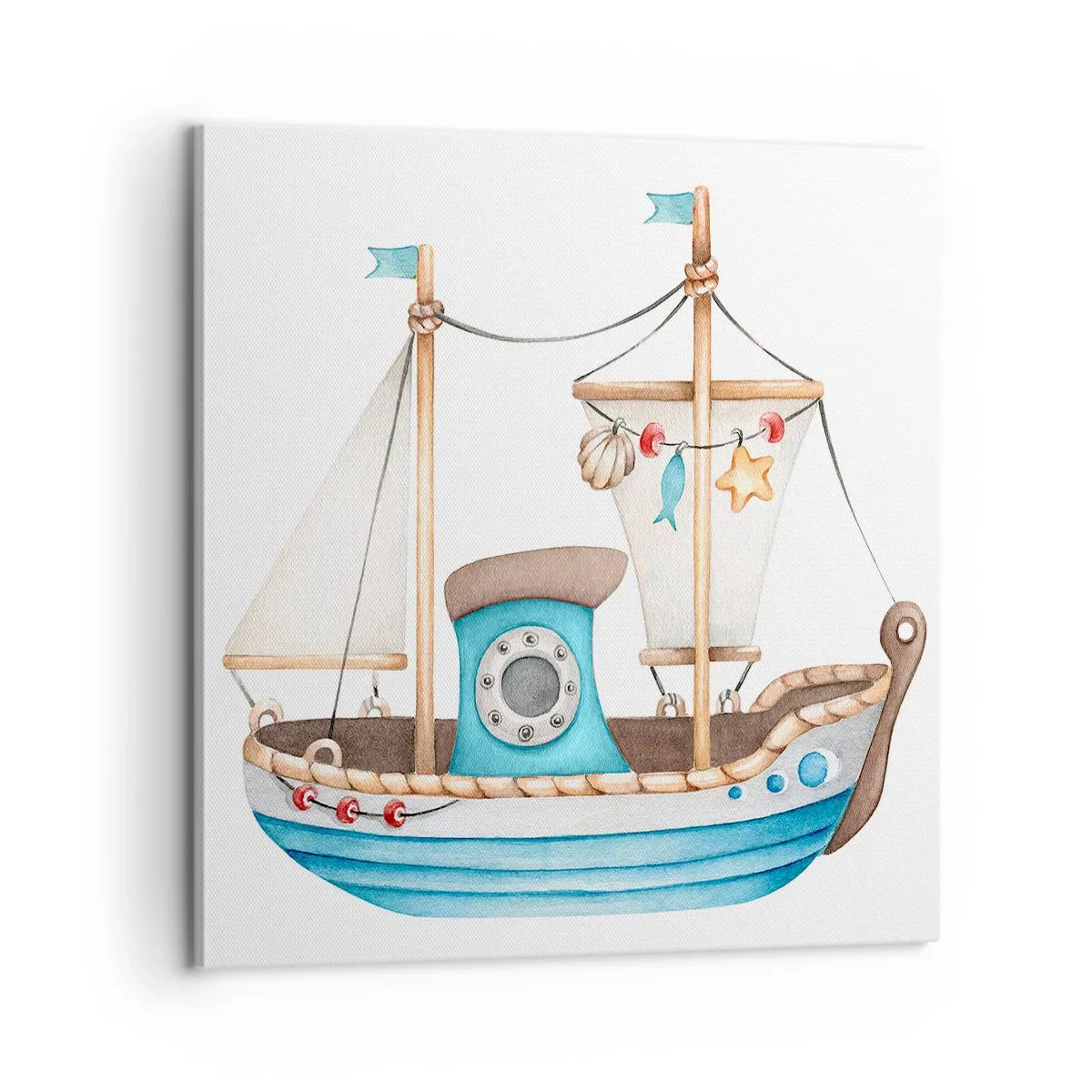 Quadro su tela - Stampe su Tela - Benvenuta avventura! - 60x60 cm