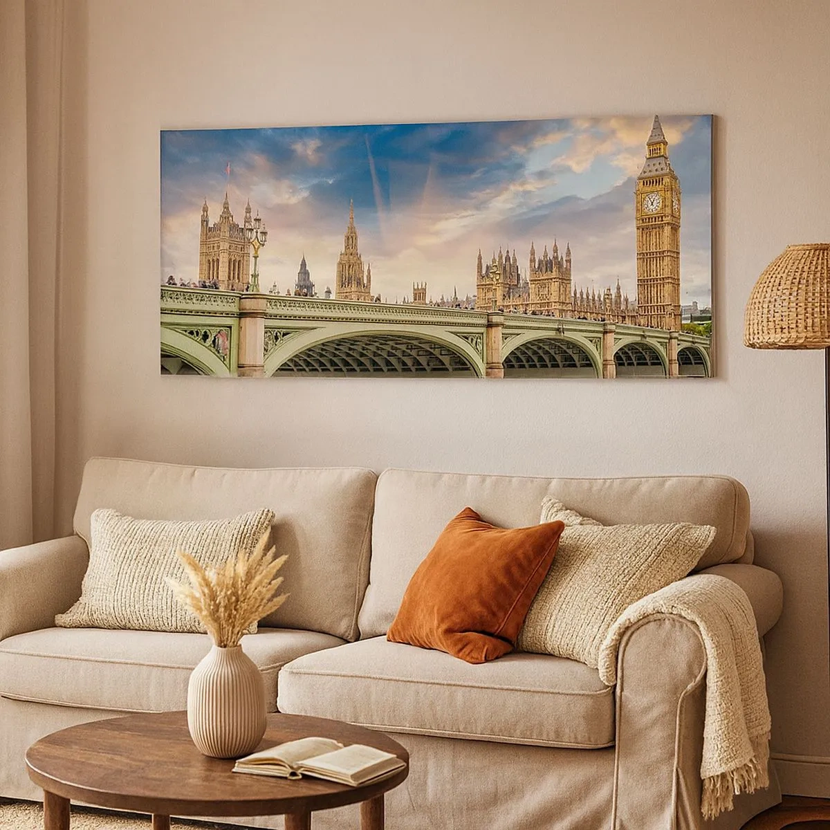 Quadro su tela - Stampe su Tela - Nell'Impero il tempo si è fermato - 100x40 cm