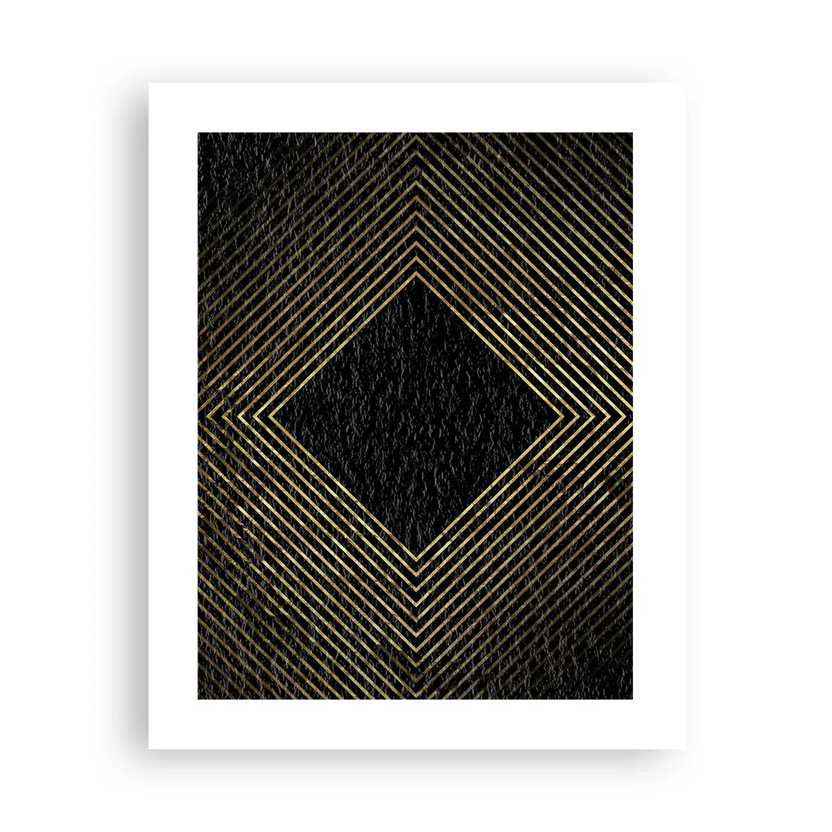 Poster - Geometria in stile glamour - 40x50 cm