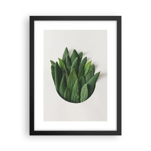 Poster in cornice nera - Curiosità irrefrenabile - 30x40 cm