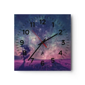 Orologio da parete - Orologio in Vetro - Sotto un cielo magico - 30x30 cm