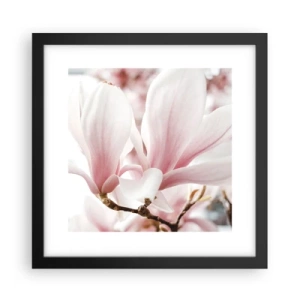 Poster in cornice nera - Tenerezza senza fine - 30x30 cm