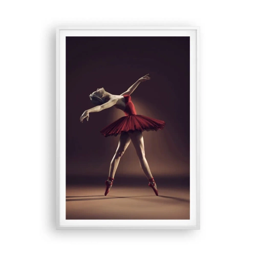 Poster in cornice bianca - Prima ballerina - 70x100 cm