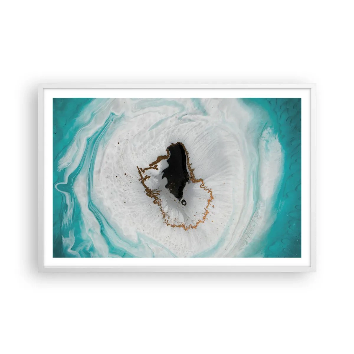 Poster in cornice bianca - Penetrare all'interno - 91x61 cm