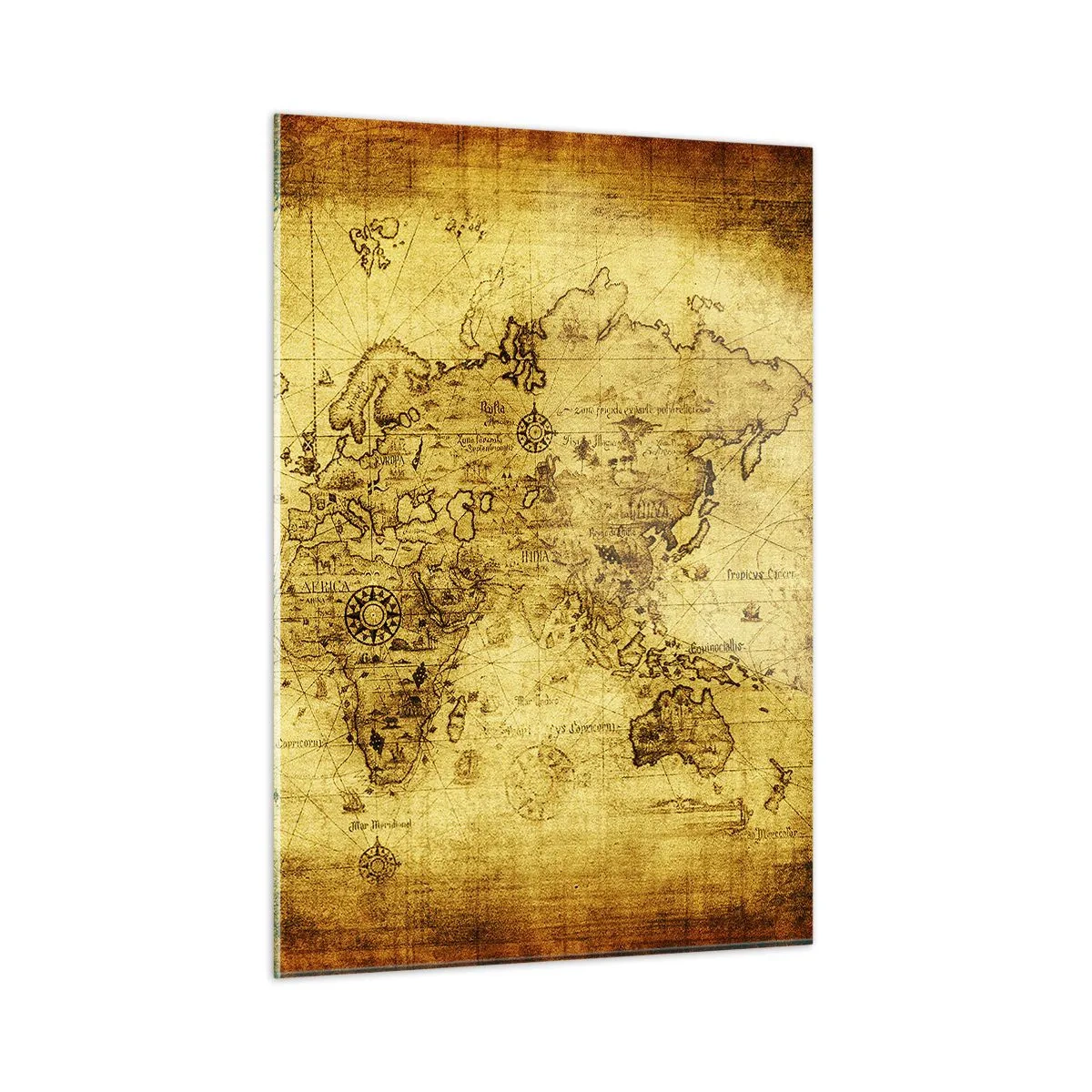 Quadro su vetro - Questo mondo è strano - 50x70 cm