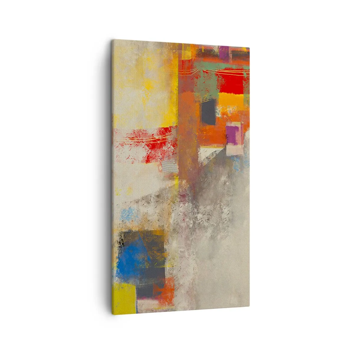 Quadro su tela - Stampe su Tela - Geometria dei colori - 45x80 cm