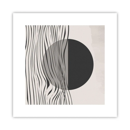 Poster - Composizione a metà - 30x30 cm