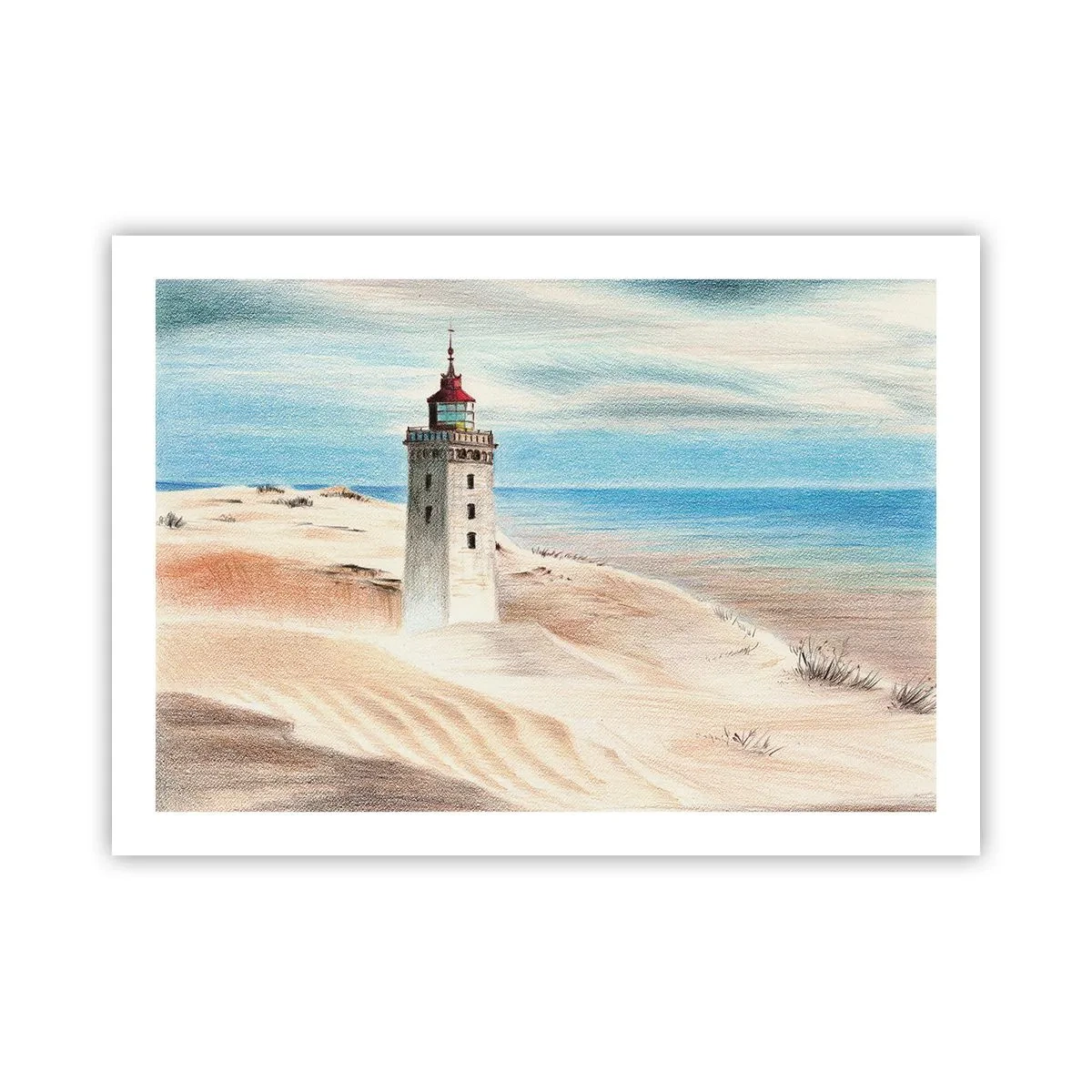 Poster - Sempre guardando il mare - 70x50 cm