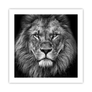 Poster - Nell'abito dell'incoronazione - 50x50 cm