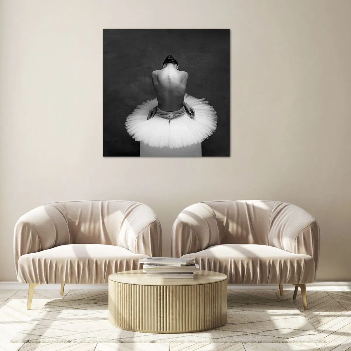 Quadro su vetro - Fiorisce adesso - 60x60 cm