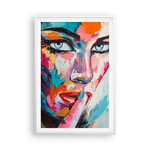 Poster in cornice bianca - Il nostro primo segreto - 61x91 cm