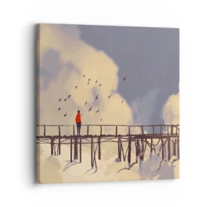 Quadro su tela - Stampe su Tela - Nostalgia del cielo - 30x30 cm