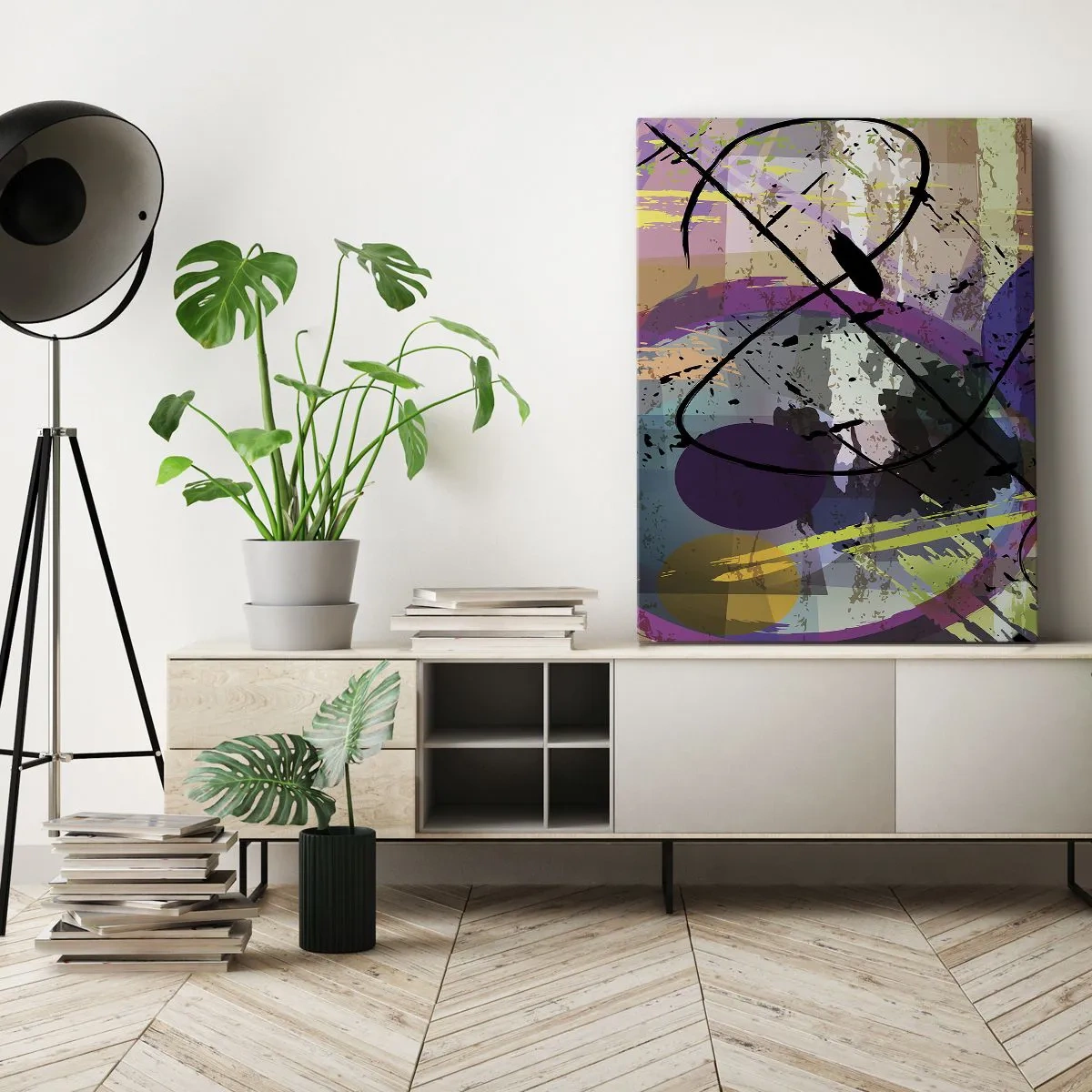 Quadro su tela - Stampe su Tela - Per la via diritta o tortuosa - 45x80 cm