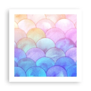 Poster - Scaglie perlate - 50x50 cm