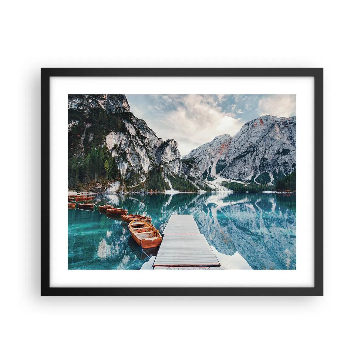 Poster in cornice nera - Ti mostriamo la bellezza - 50x40 cm