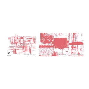 Campione di Fotomurale Adesivo Deluxe Sticker - Città rossa - Astrazione, Grafica, Pittura - 100x30 cm