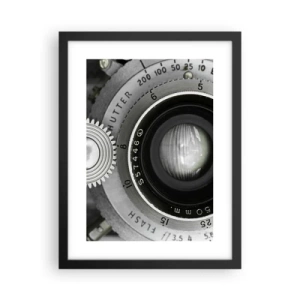 Poster in cornice nera - Racconto su Hollywood - 30x40 cm