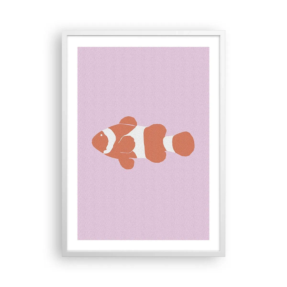 Poster in cornice bianca - Abbinato ai coralli - 50x70 cm