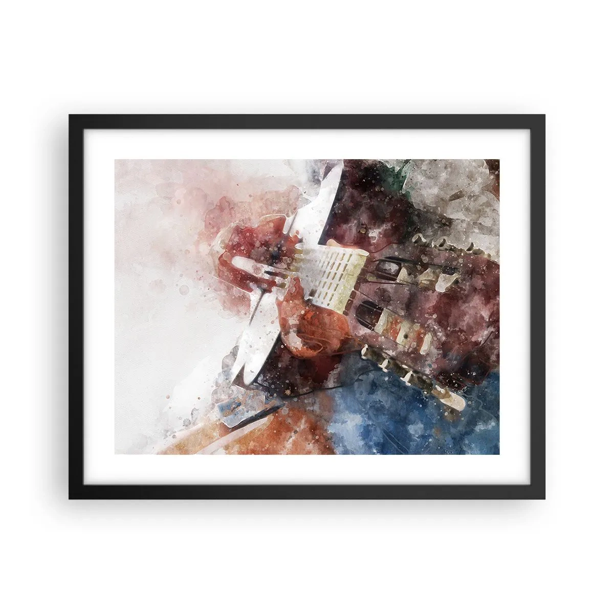 Poster in cornice nera - E tu che ne pensi? - 50x40 cm